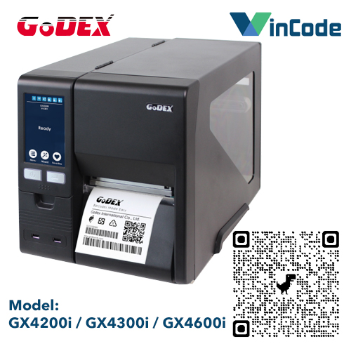 Máy in tem nhãn GoDEX GX4300i 300dpi - Thiết Bị Mã Vạch Nam Bình Xương - Công Ty TNHH Nam Bình Xương